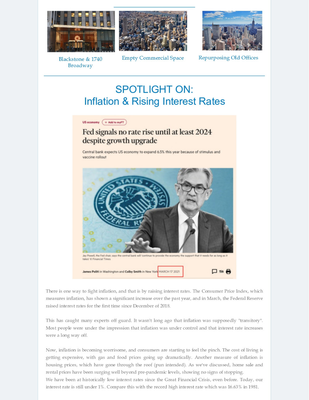 March 2022 news
